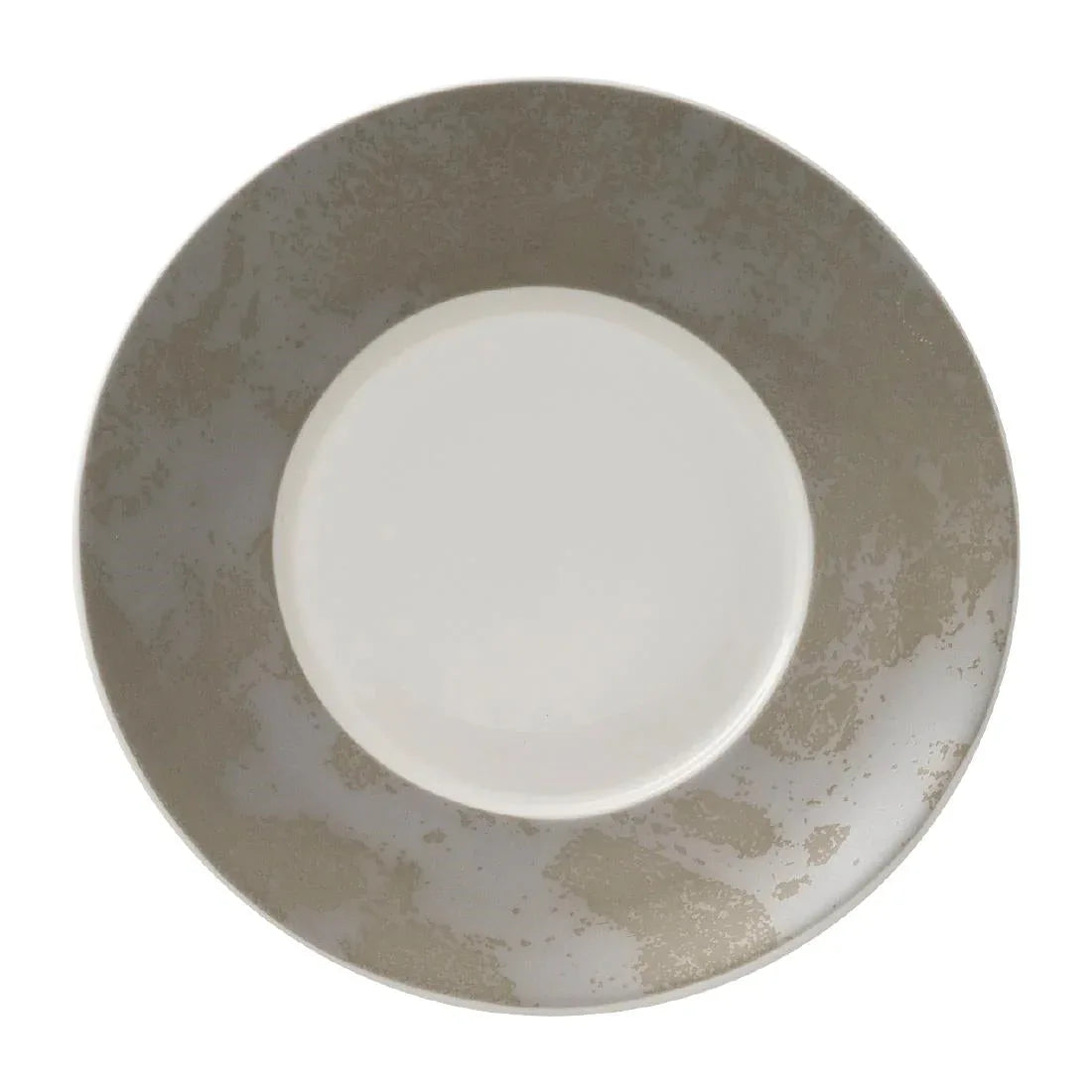 FE116 Royal Crown Derby Crushed Velvet Grey Charnwood Saucer (Pack of 6) - JD Catering Equipment Solutions Ltd