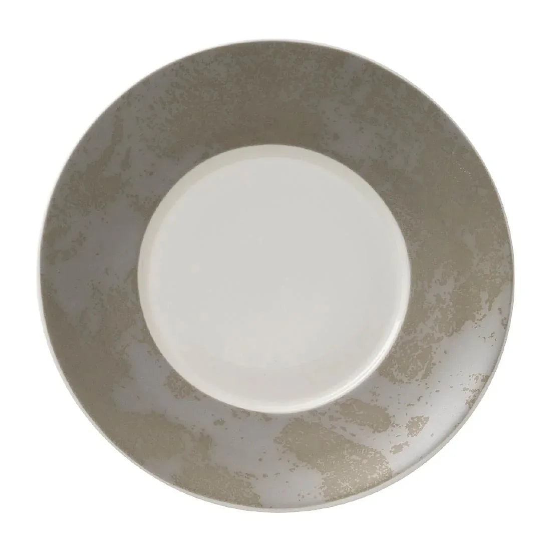 FE116 Royal Crown Derby Crushed Velvet Grey Charnwood Saucer (Pack of 6) - JD Catering Equipment Solutions Ltd