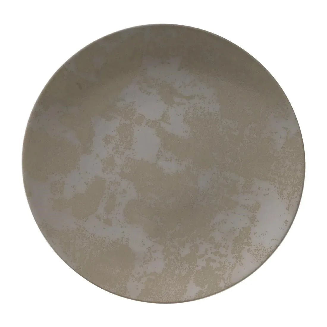 FE120 Royal Crown Derby Crushed Velvet Grey Coupe Plate 255mm (Pack of 6) - JD Catering Equipment Solutions Ltd