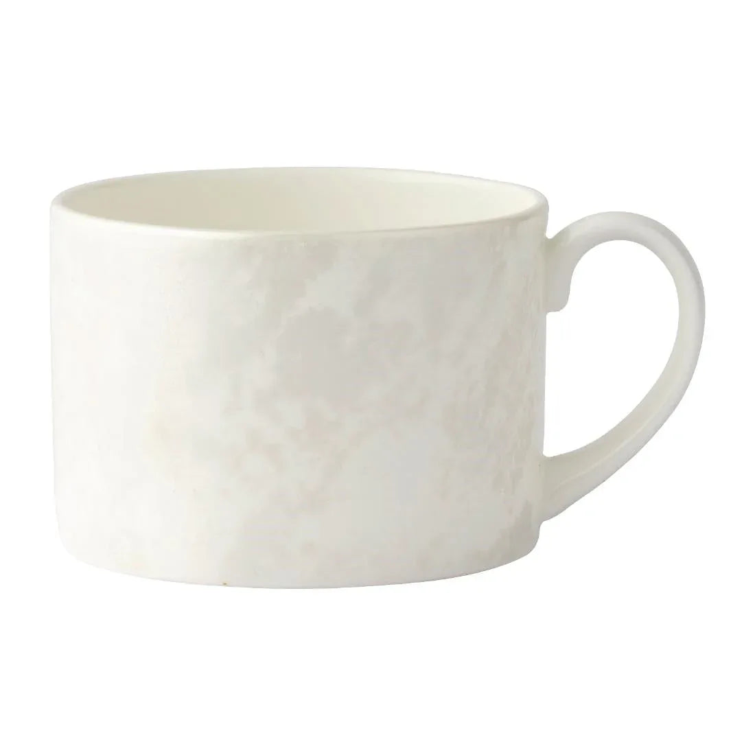 FE129 Royal Crown Derby Crushed Velvet Pearl Charnwood Cup 220ml (Pack of 6) - JD Catering Equipment Solutions Ltd