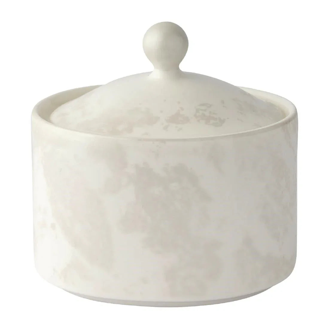 FE131 Royal Crown Derby Crushed Velvet Pearl Charnwood Sugar Pot (Pack of 6) - JD Catering Equipment Solutions Ltd