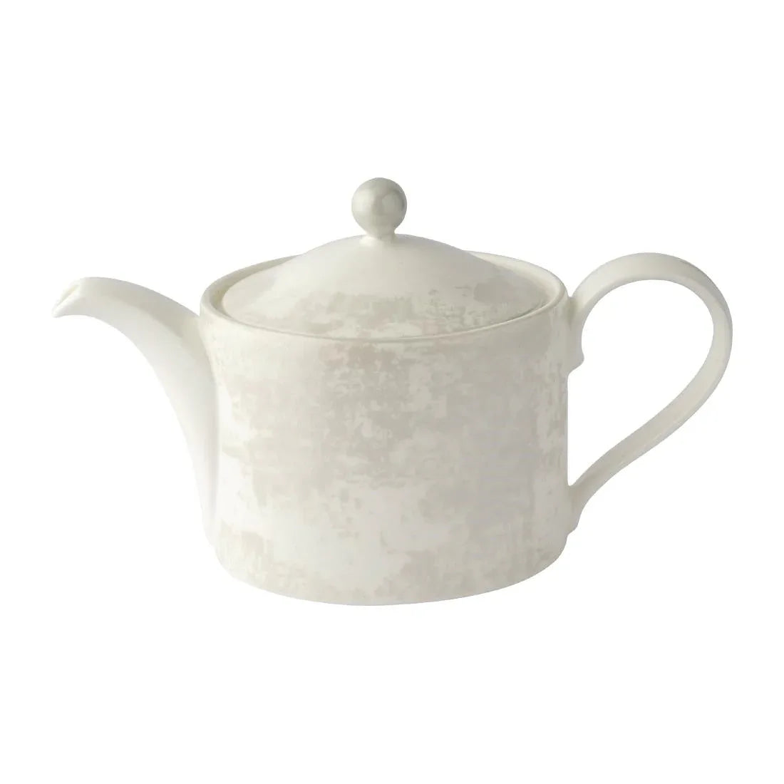 FE132 Royal Crown Derby Crushed Velvet Pearl Charnwood Tea Pot S S (Pack of 1) - JD Catering Equipment Solutions Ltd