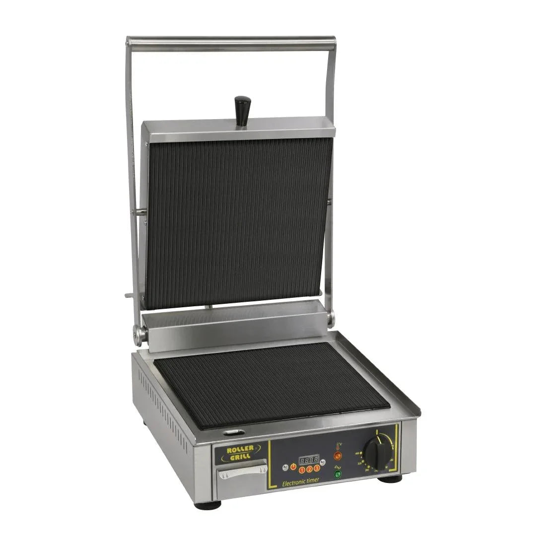 FE144 Roller Grill Premium VC R Single Ribbed Contact Grill - JD Catering Equipment Solutions Ltd