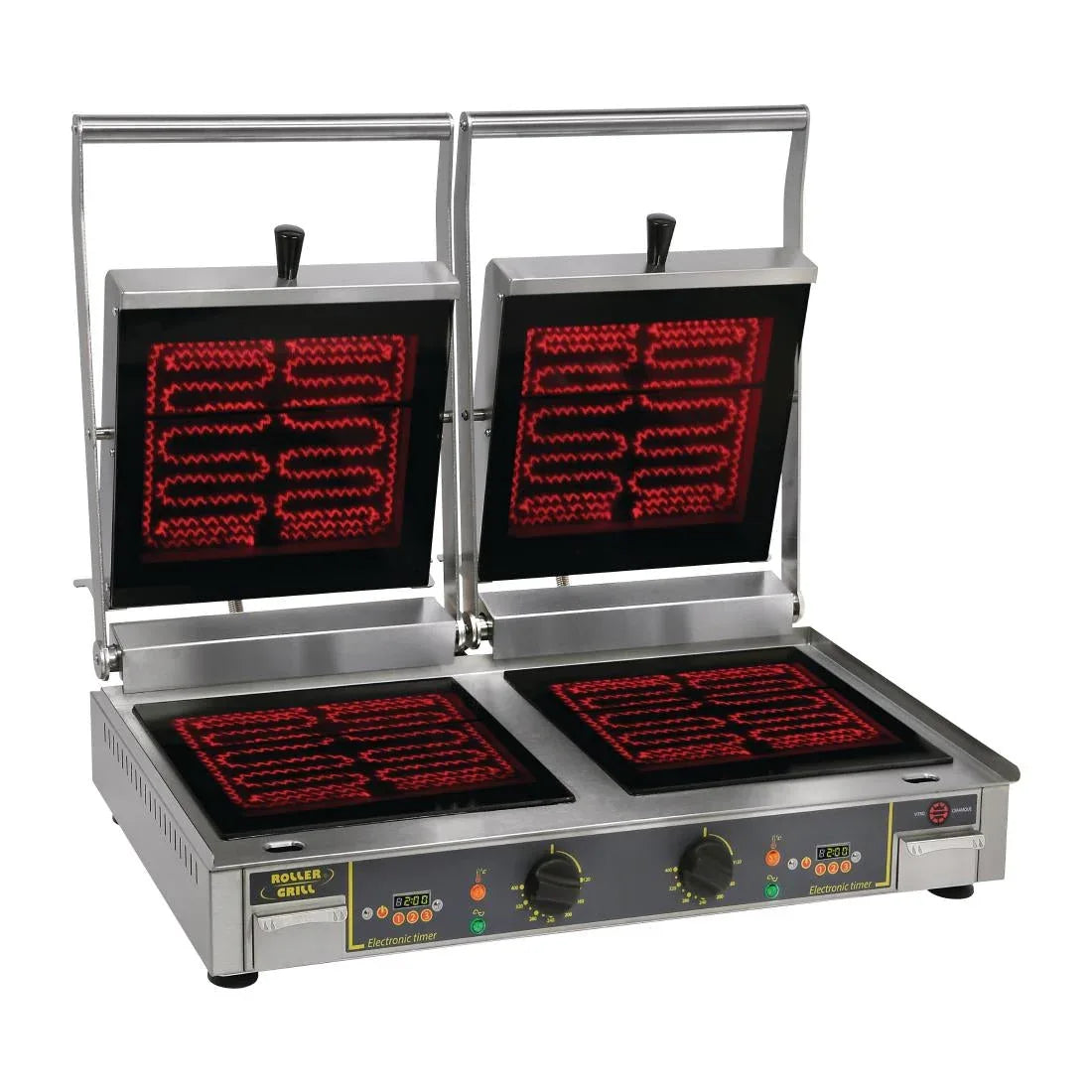 FE149 Roller Grill Premium VC DFT Double Ribbed Contact Grill - JD Catering Equipment Solutions Ltd