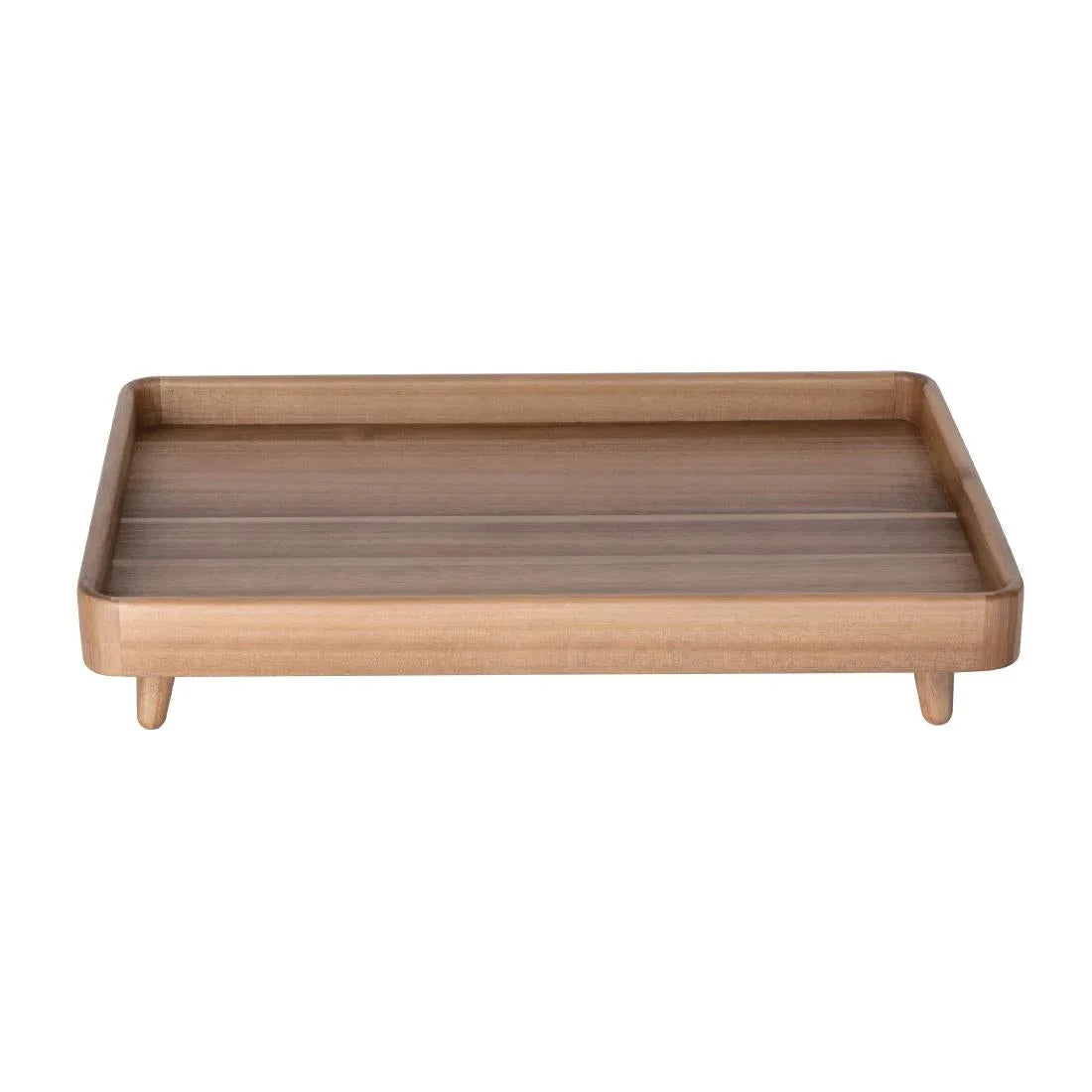 FE151 Olympia Acacia Standing Tray 1/1GN - JD Catering Equipment Solutions Ltd