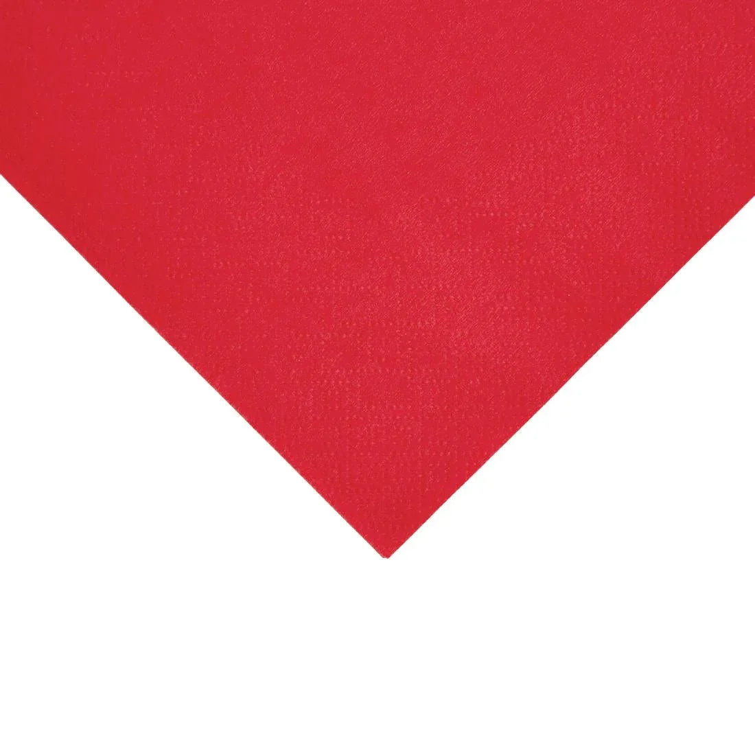 FE222 Fiesta Recyclable Lunch Napkin Red 33x33cm 2ply 1/4 Fold (Pack of 2000) - JD Catering Equipment Solutions Ltd