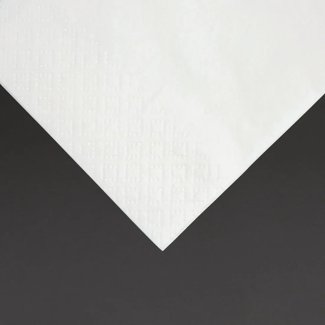 FE227 Fiesta Recyclable Lunch Napkin White 33x33cm 2ply 1/8 Fold (Pack of 2000) - JD Catering Equipment Solutions Ltd