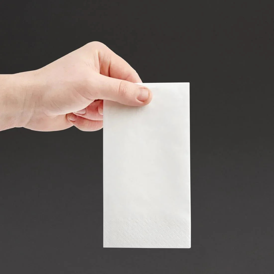 FE227 Fiesta Recyclable Lunch Napkin White 33x33cm 2ply 1/8 Fold (Pack of 2000) - JD Catering Equipment Solutions Ltd
