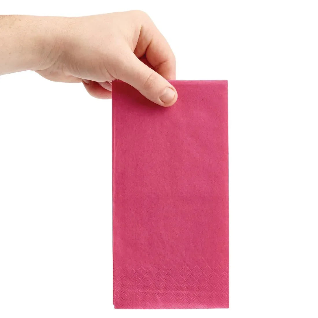 FE230 Fiesta Lunch Napkins Deep Pink 330mm (Pack of 2000) - JD Catering Equipment Solutions Ltd