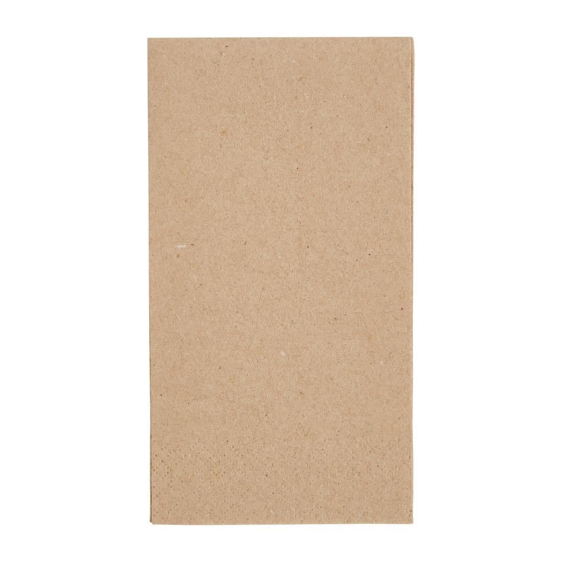 FE234 Fiesta Recycled Kraft Lunch Napkins 330mm (Pack of 2000) JD Catering Equipment Solutions Ltd