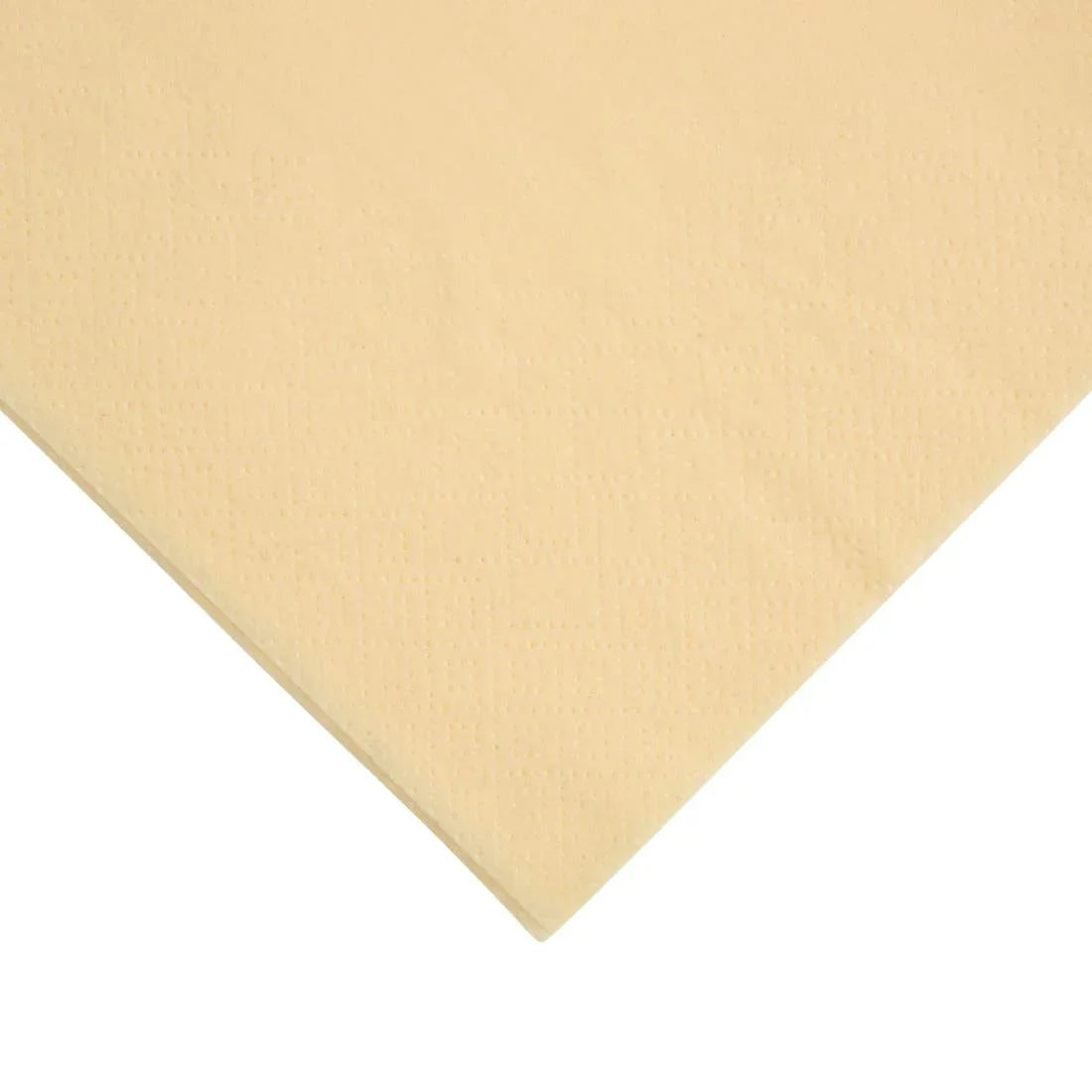FE236 Fiesta Recyclable Dinner Napkin Cream 40x40cm 2ply 1/4 Fold (Pack of 2000) - JD Catering Equipment Solutions Ltd