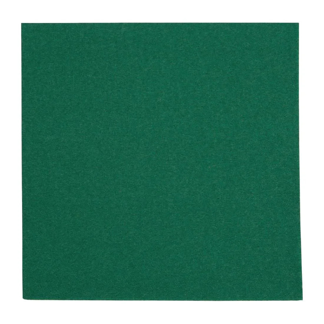 FE239 Fiesta Recyclable Dinner Napkin Dark Green 40x40cm 2ply 1/4 Fold (Pack of 2000) - JD Catering Equipment Solutions Ltd