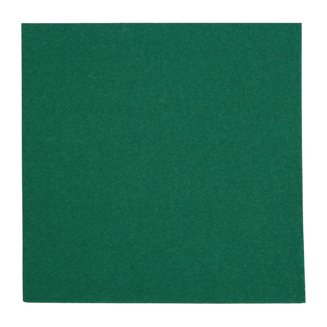 FE239 Fiesta Recyclable Dinner Napkin Dark Green 40x40cm 2ply 1/4 Fold (Pack of 2000) - JD Catering Equipment Solutions Ltd