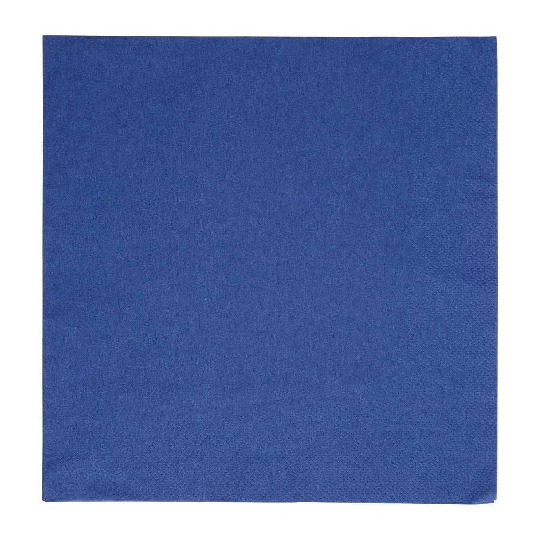 FE240 Fiesta Recyclable Dinner Napkin Dark Blue 40x40cm 2ply 1/4 Fold (Pack of 2000) - JD Catering Equipment Solutions Ltd
