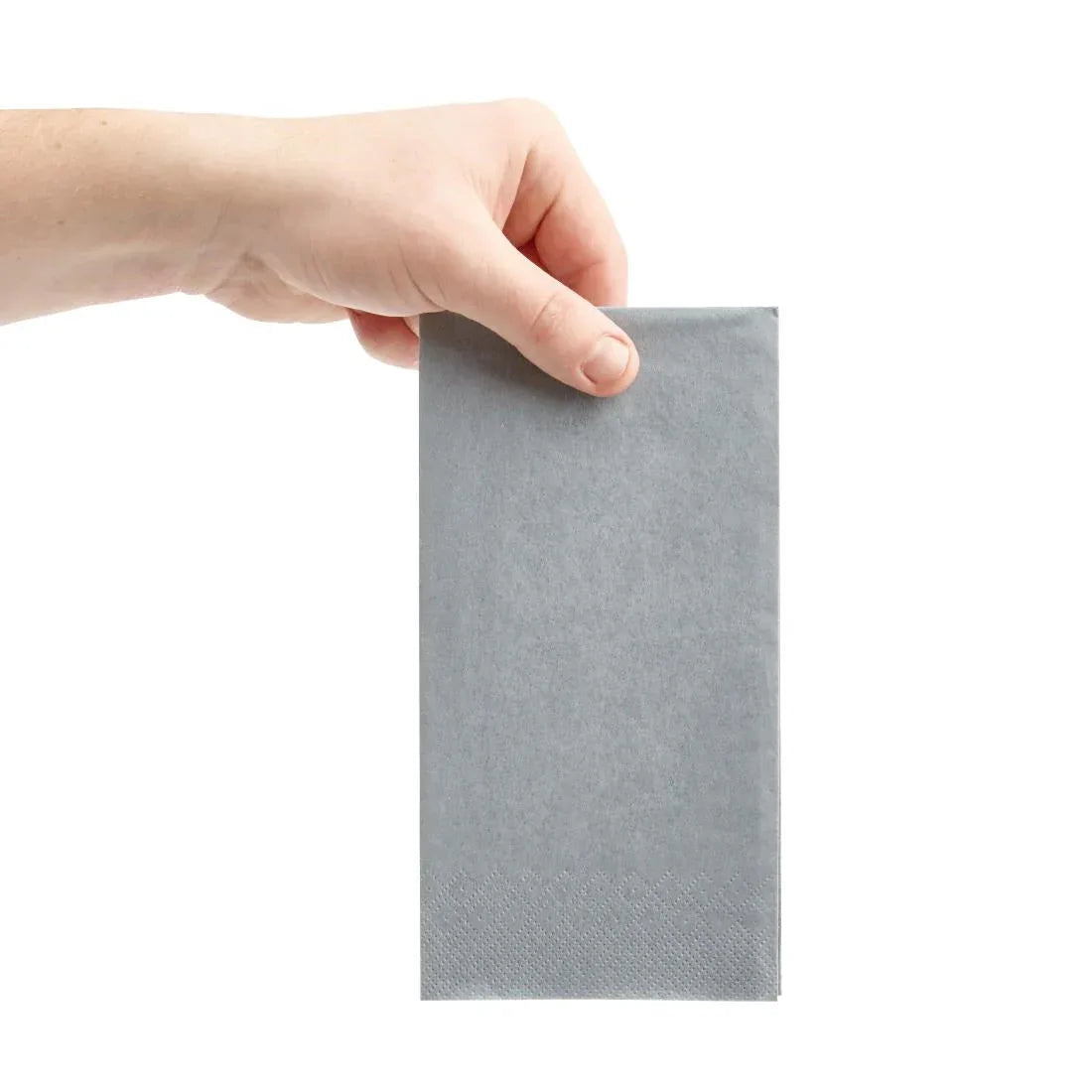 FE247 Fiesta Dinner Napkins Grey 400mm (Pack of 2000) - JD Catering Equipment Solutions Ltd
