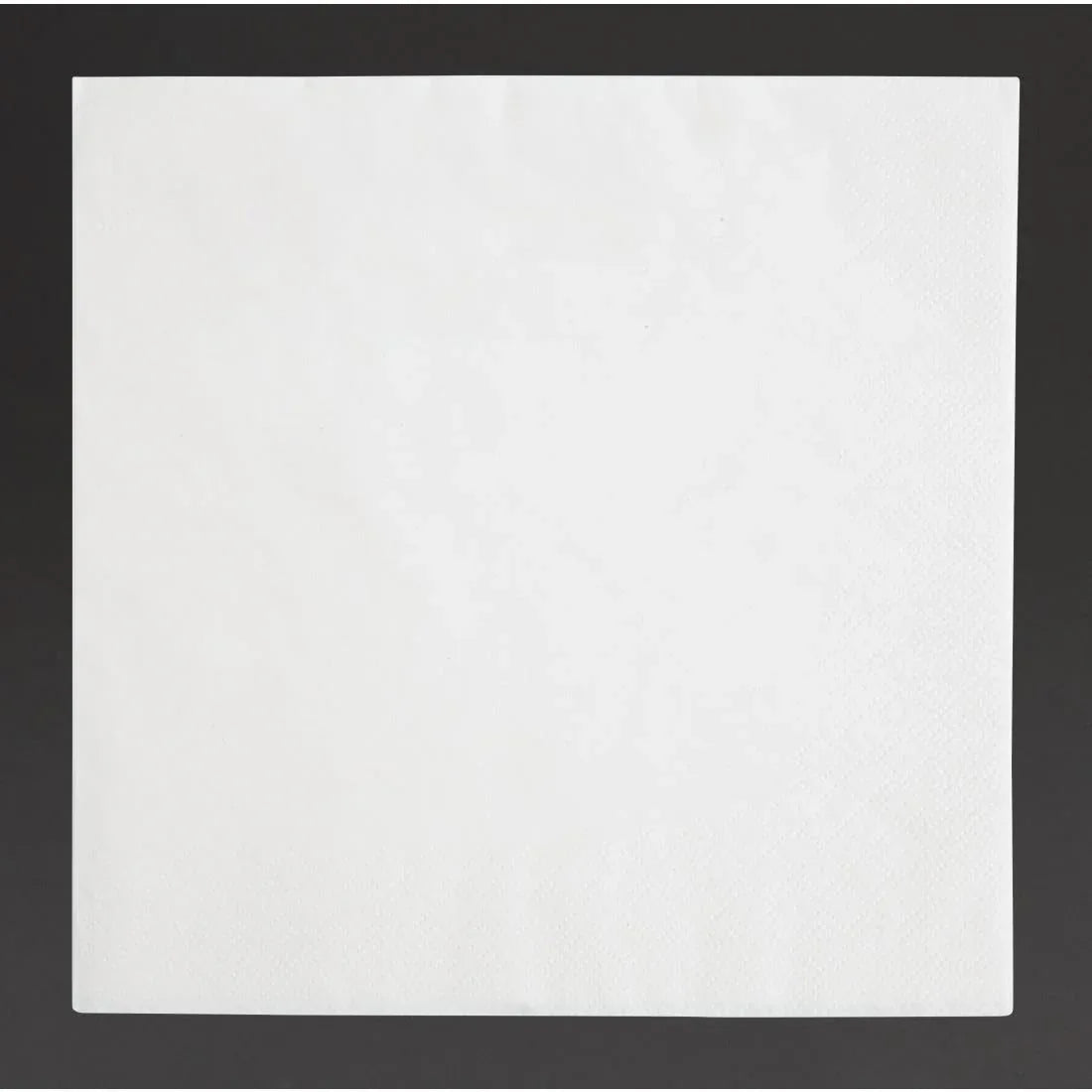 FE251 Fiesta Recyclable Dinner Napkin White 40x40cm 3ply 1/4 Fold (Pack of 1000) - JD Catering Equipment Solutions Ltd