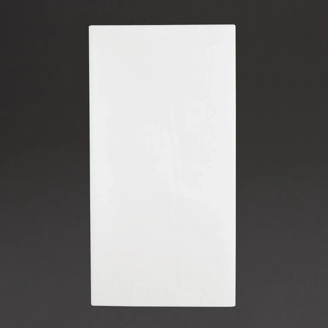FE258 Fiesta Recyclable Dinner Napkin White 40x40cm 3ply 1/8 Fold (Pack of 1000) - JD Catering Equipment Solutions Ltd