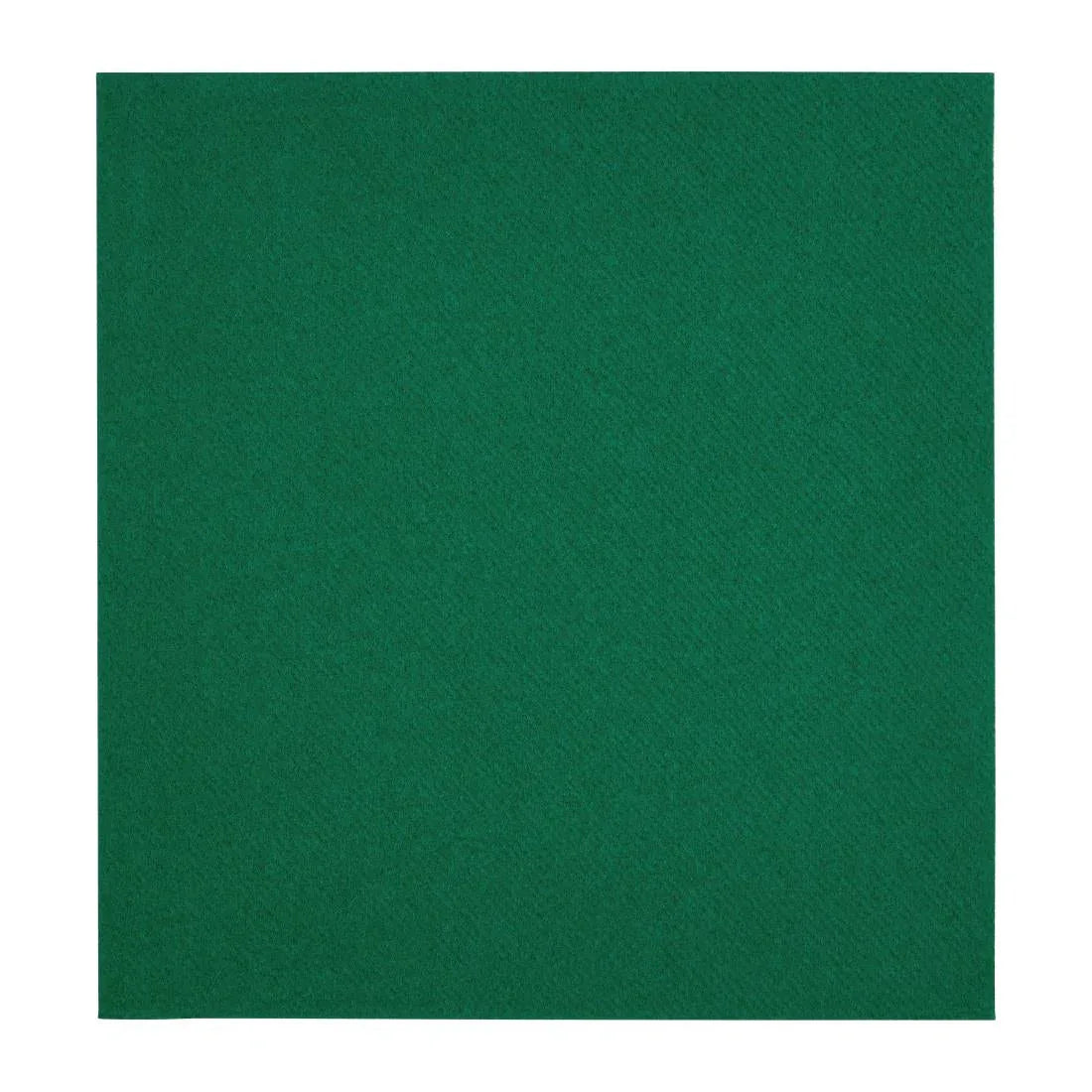 FE268 Fiesta Recyclable Premium Tablin Dinner Napkin Dark Green 40x40cm Airlaid 1/4 Fold (Pk 500) - JD Catering Equipment Solutions Ltd