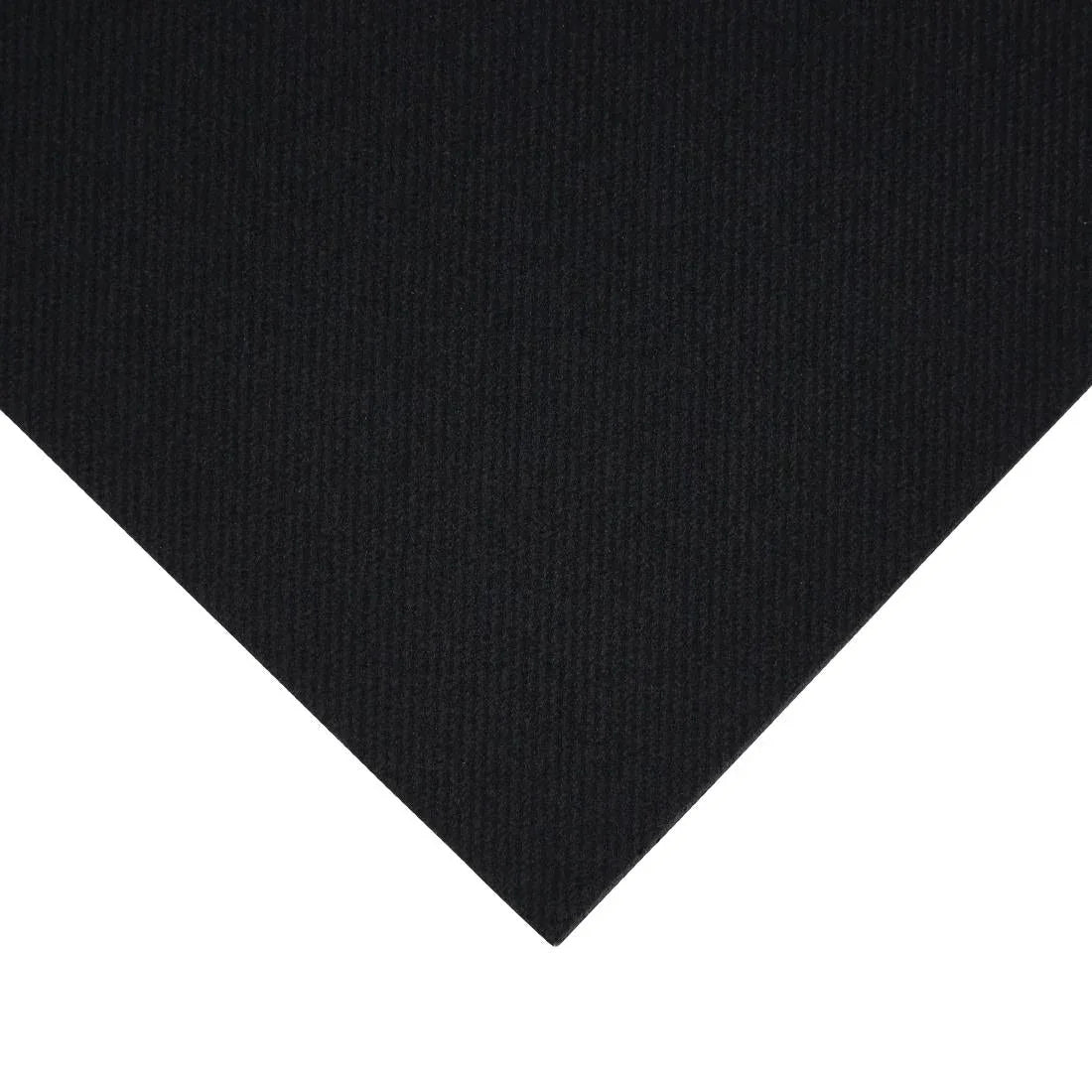 FE270 Fiesta Recyclable Premium Tablin Dinner Napkin Black 40x40cm Airlaid 1/4 Fold (Pack of 500) - JD Catering Equipment Solutions Ltd