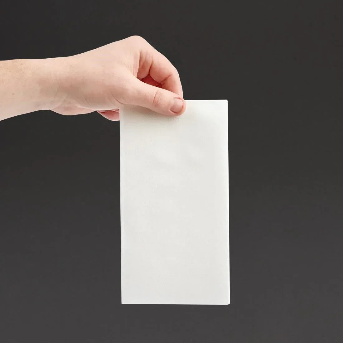 FE271 Fiesta Recyclable Premium Tablin Dinner Napkin White 40x40cm (Pack of 500) - JD Catering Equipment Solutions Ltd