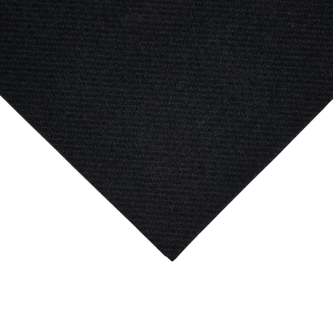 FE276 Fiesta Recyclable Premium Tablin Dinner Napkin Black 40x40cm Airlaid 1/8 Fold (Pack of 500) - JD Catering Equipment Solutions Ltd