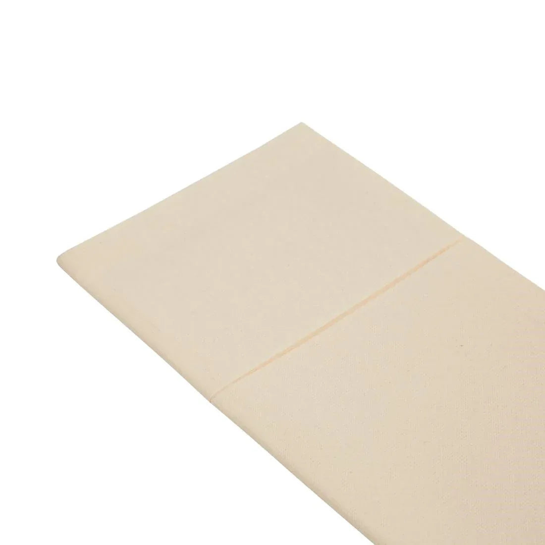 FE278 Fiesta Recyclable Premium Tablin Dinner Napkin Cream 48x40cm Airlaid Pocket Fold (Pk 400) - JD Catering Equipment Solutions Ltd