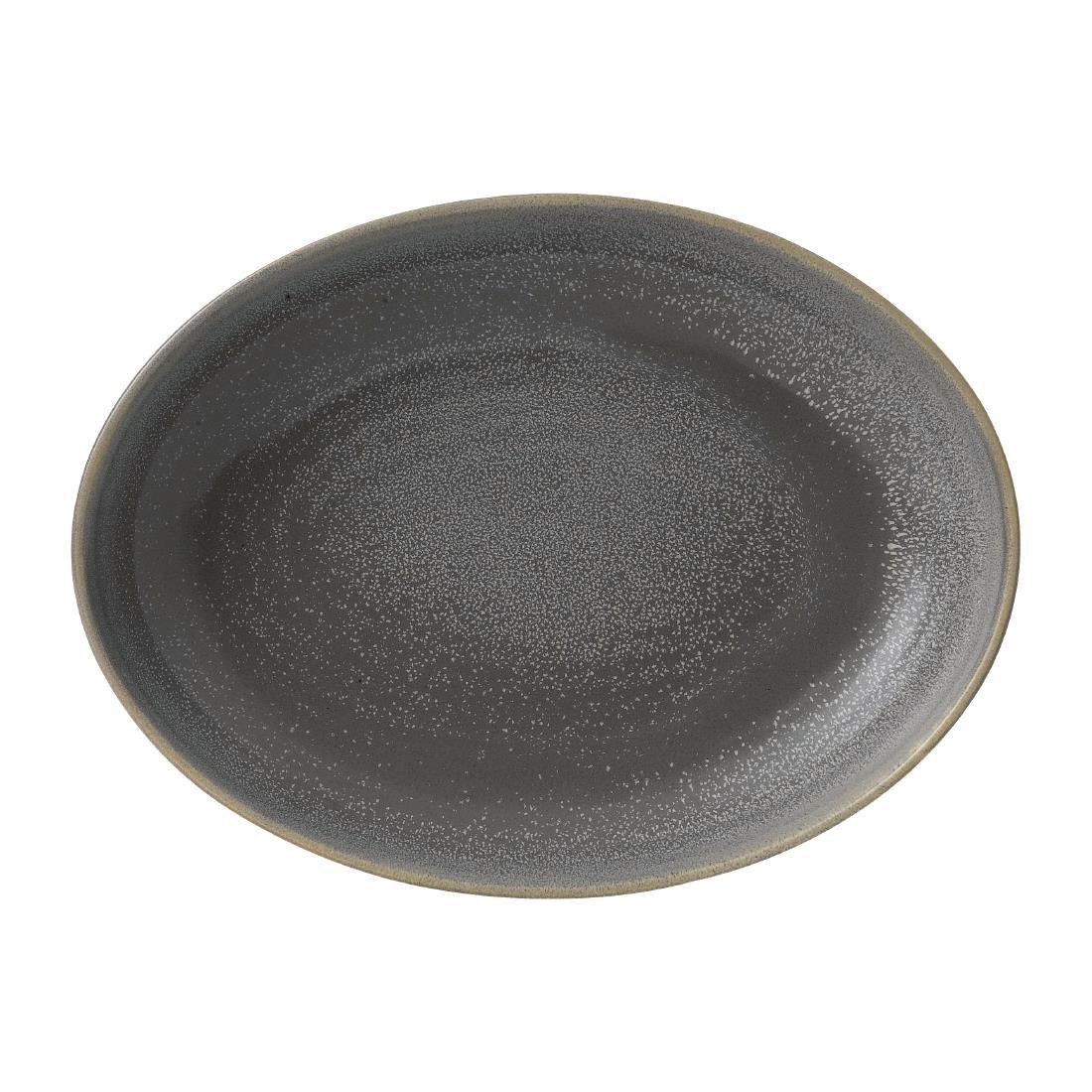 FE301 Dudson Evo Granite Deep Oval Bowl 267 x 196mm (Pack of 6) - JD Catering Equipment Solutions Ltd