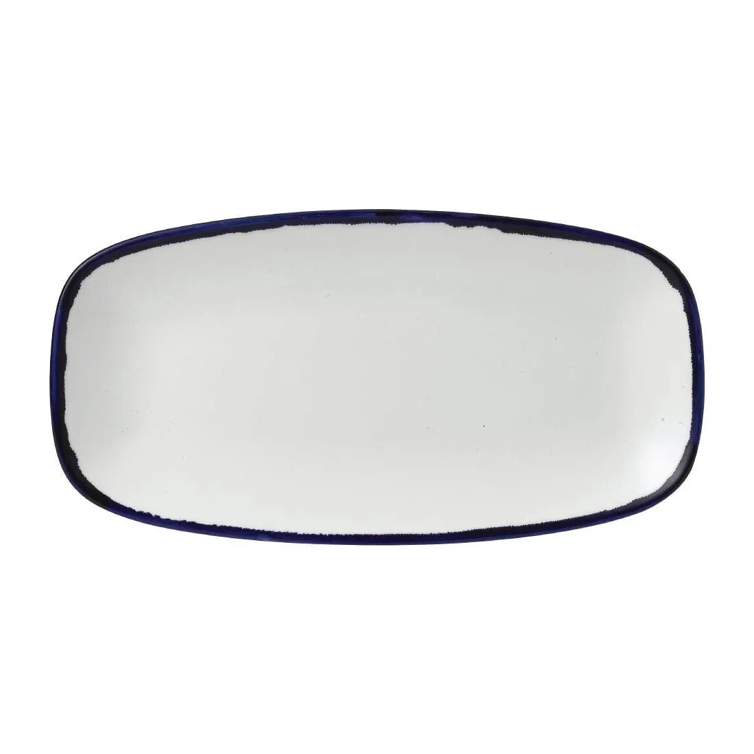 FE354 Dudson Harvest Ink Chefs Oblong Plate 298 x 152mm (Pack of 12) - JD Catering Equipment Solutions Ltd