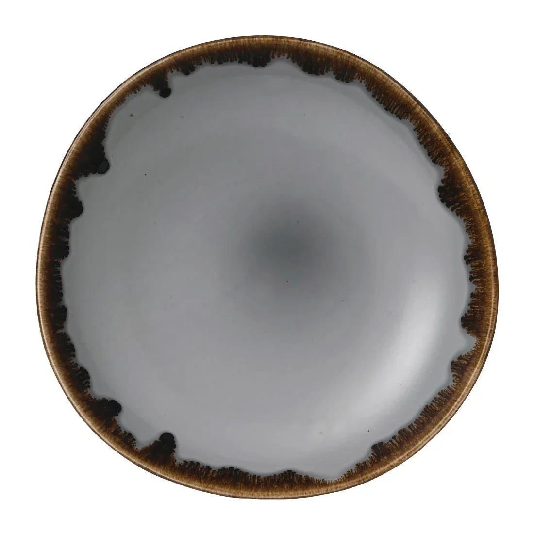 FE364 Dudson Harvest Grey Organic Round Bowl 250mm (Pack of 12) - JD Catering Equipment Solutions Ltd