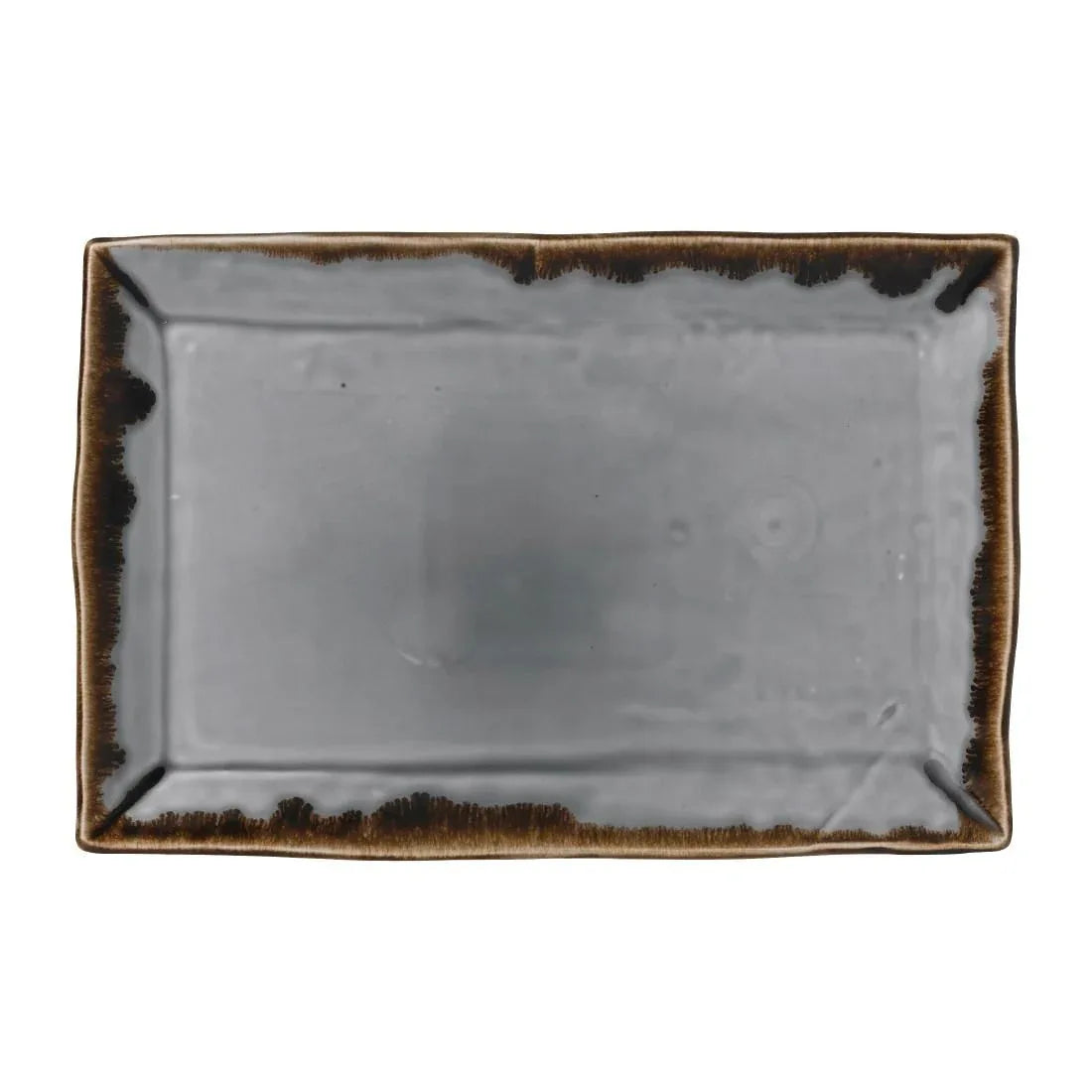 FE369 Dudson Harvest Grey Rectangle Tray 283 x 187mm (Pack of 6) - JD Catering Equipment Solutions Ltd