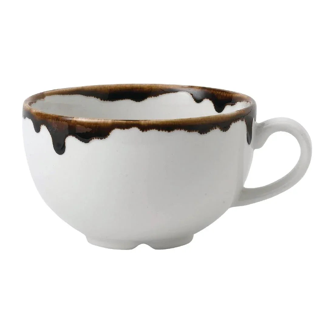 FE375 Dudson Harvest Natural Cappuccino Cup Diameter 340ml (Pack of 12) - JD Catering Equipment Solutions Ltd