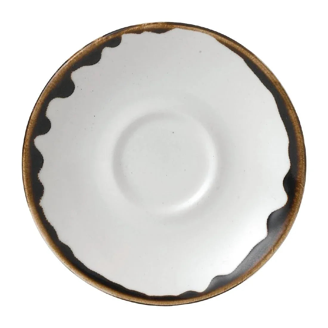 FE378 Dudson Harvest Natural Espresso Saucer 114mm (Pack of 12) - JD Catering Equipment Solutions Ltd