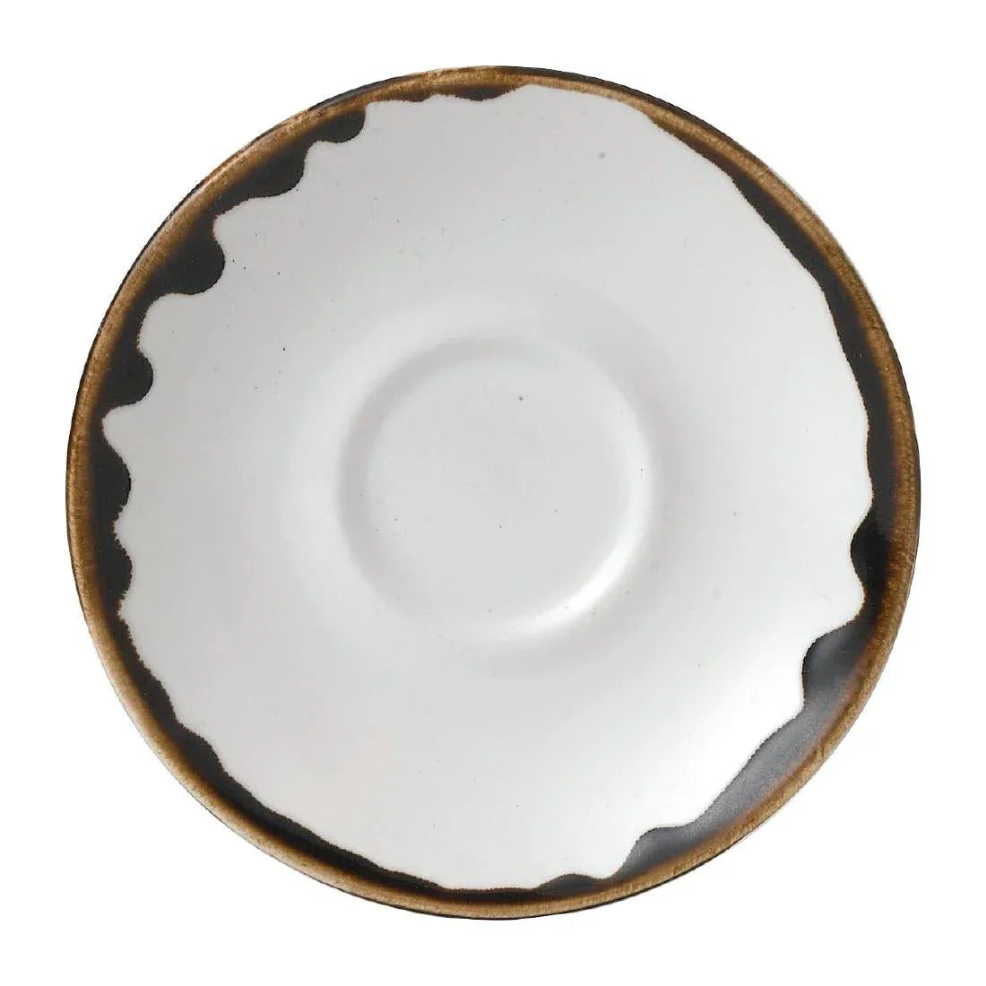 FE378 Dudson Harvest Natural Espresso Saucer 114mm (Pack of 12) - JD Catering Equipment Solutions Ltd