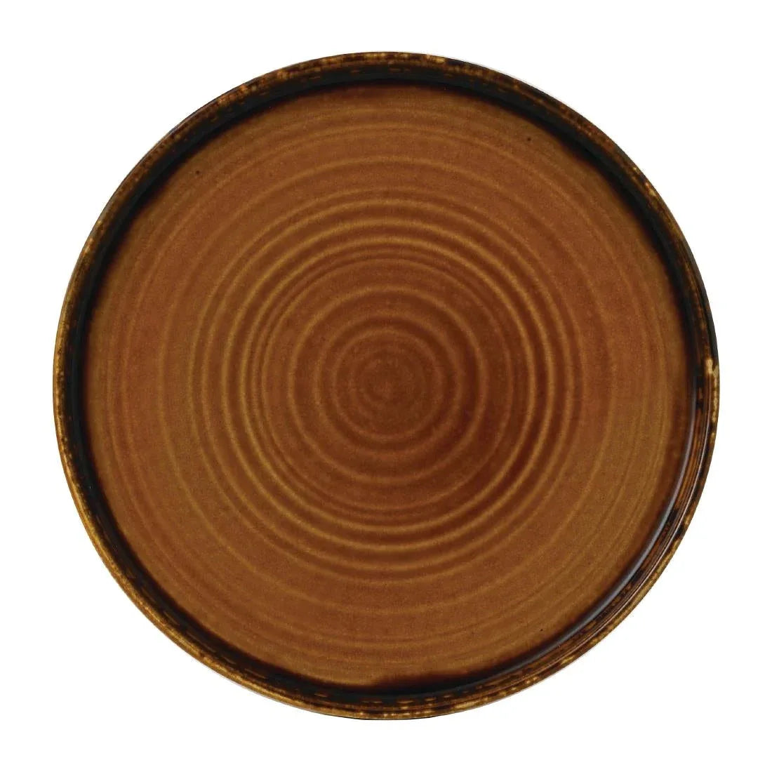 FE387 Dudson Harvest Brown Walled Plate 260mm (Pack of 6) - JD Catering Equipment Solutions Ltd