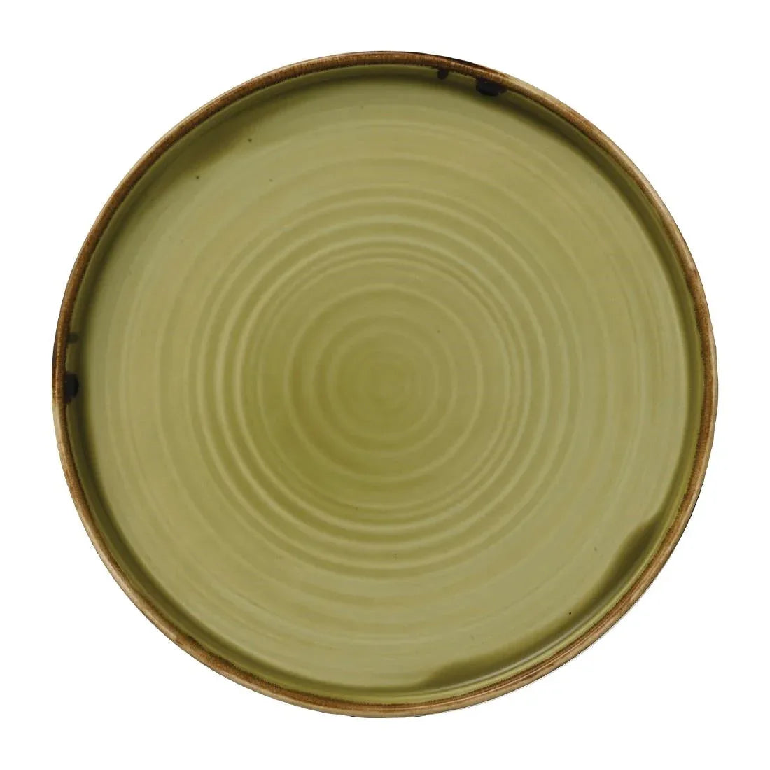 FE394 Dudson Harvest Green Walled Plate 220mm (Pack of 6) - JD Catering Equipment Solutions Ltd