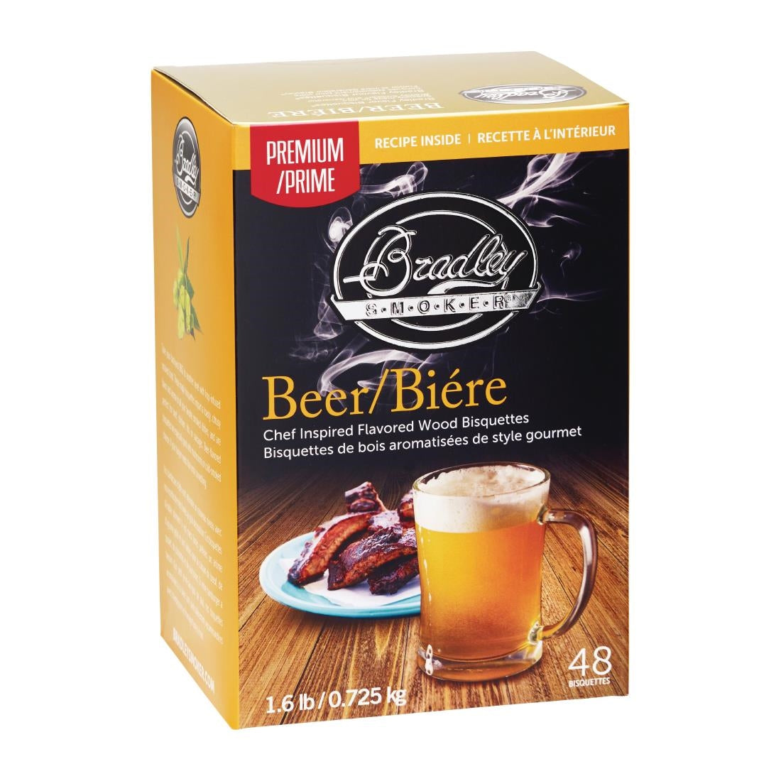 FE653 Bradley Food Smoker Beer Premium Flavour (Pack of 48) JD Catering Equipment Solutions Ltd