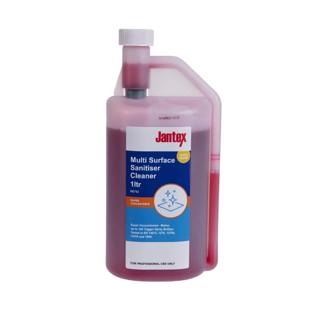FE712 Jantex Kitchen Cleaner and Sanitiser Super Concentrate 1Ltr - JD Catering Equipment Solutions Ltd