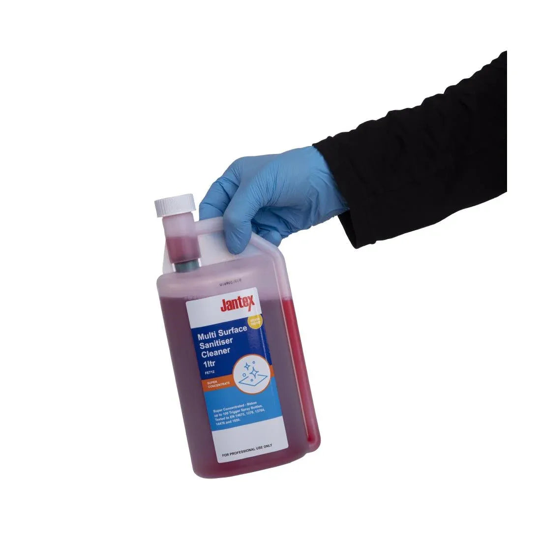 FE712 Jantex Kitchen Cleaner and Sanitiser Super Concentrate 1Ltr - JD Catering Equipment Solutions Ltd