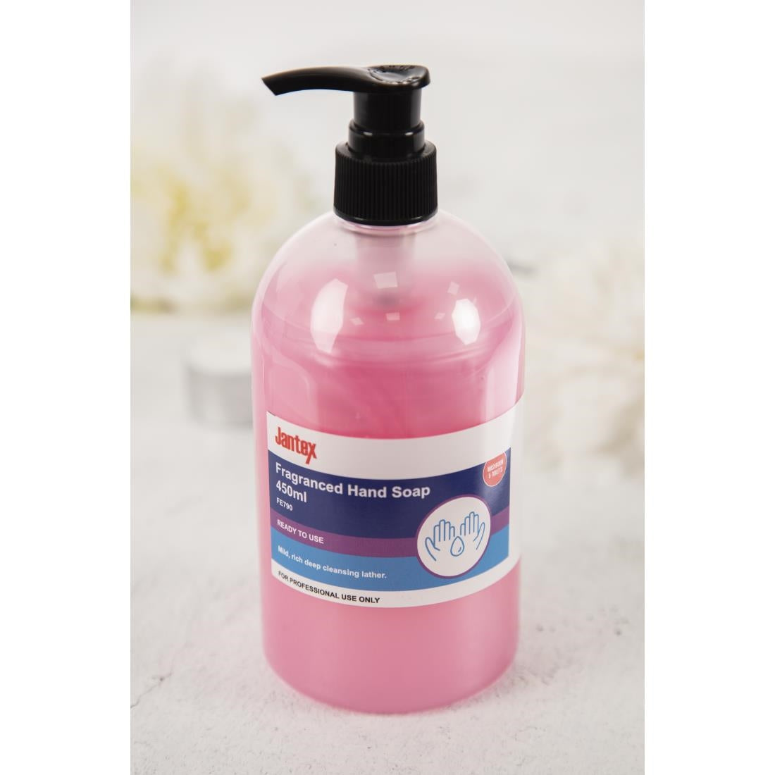 FE790 Jantex Fragranced Hand Soap Pink Pearl Ready To Use 450ml JD Catering Equipment Solutions Ltd