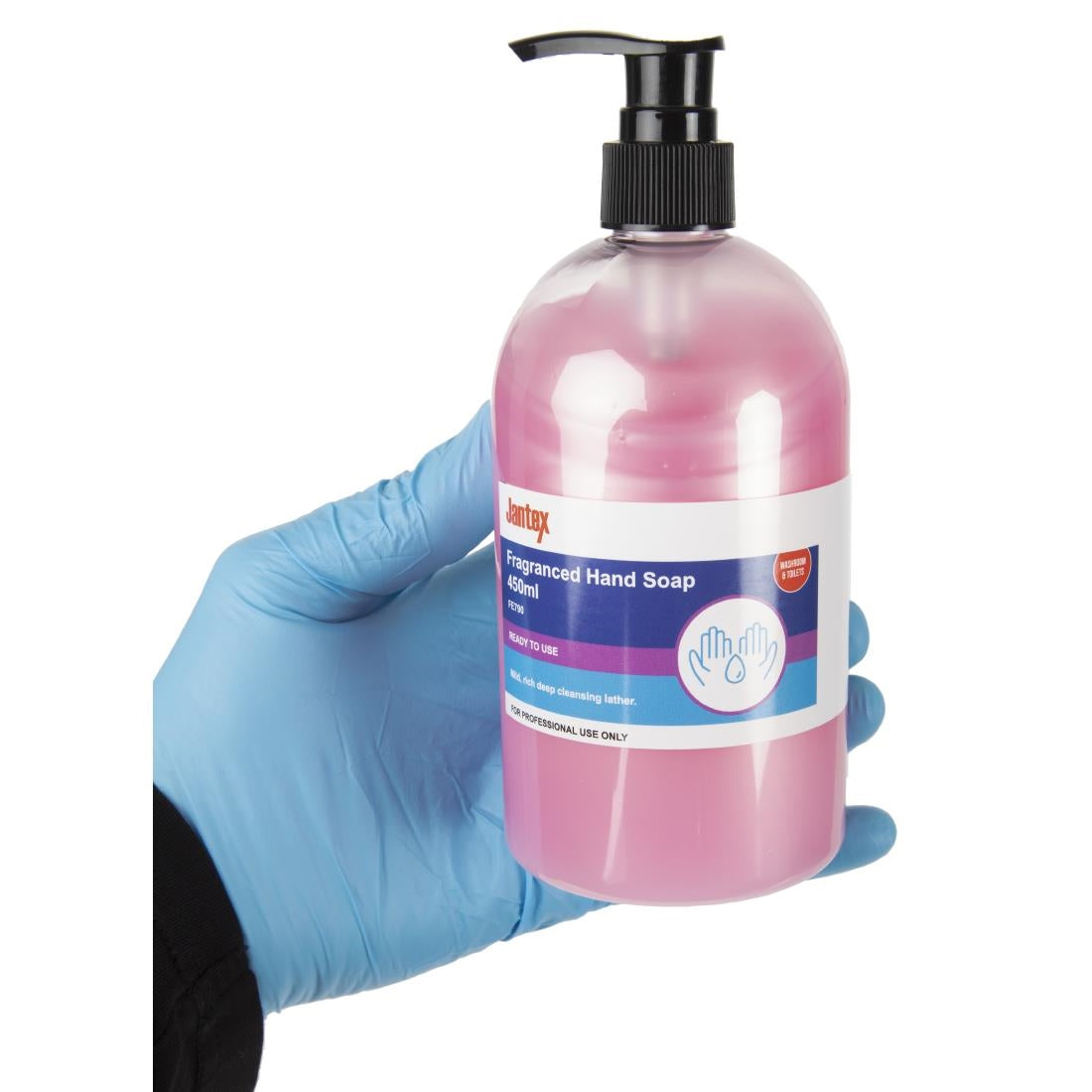 FE790 Jantex Fragranced Hand Soap Pink Pearl Ready To Use 450ml JD Catering Equipment Solutions Ltd