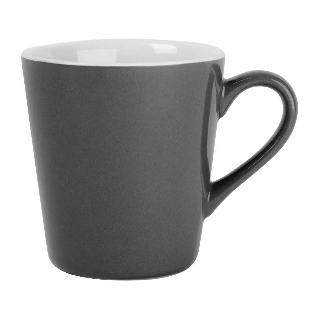 FF992 Olympia Cafe Flat White Charcoal - 170ml 5.74fl oz (Box 12) - JD Catering Equipment Solutions Ltd