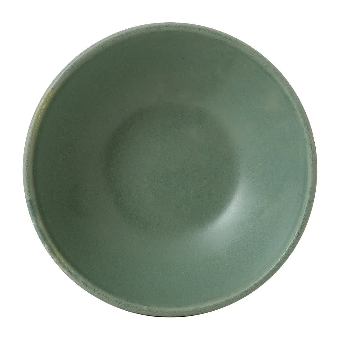 FJ712 Churchill Super Vitrified Nourish Andorra Green Shallow Bowl 7oz (Box 12) - JD Catering Equipment Solutions Ltd