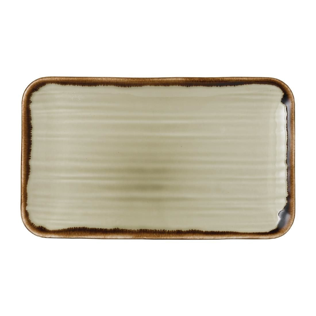 FJ747 Dudson Harvest Dudson Linen Rectangular Plate 275mm (Pack of 12) JD Catering Equipment Solutions Ltd
