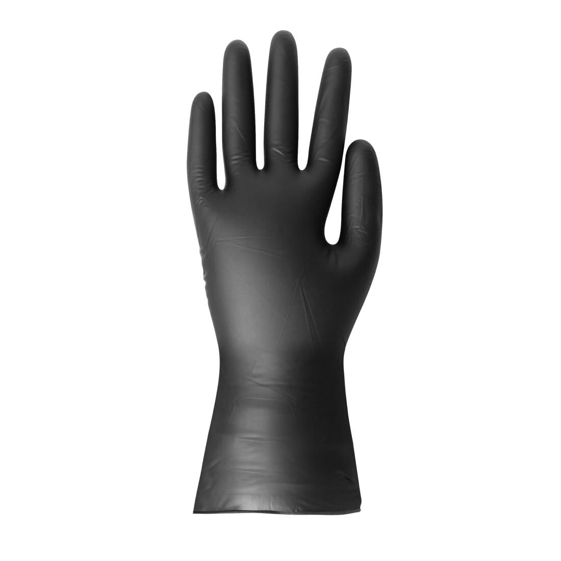 FJ748-S Hygiplas Vinyl Black Powder Free Glove S - pack 100 JD Catering Equipment Solutions Ltd
