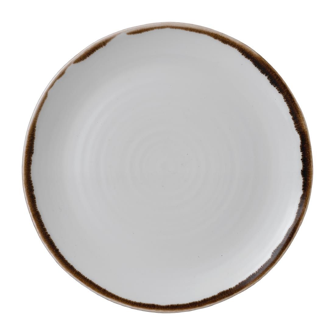 FJ751 Dudson Harvest Natural Coupe Plate 275mm (Pack of 12) JD Catering Equipment Solutions Ltd