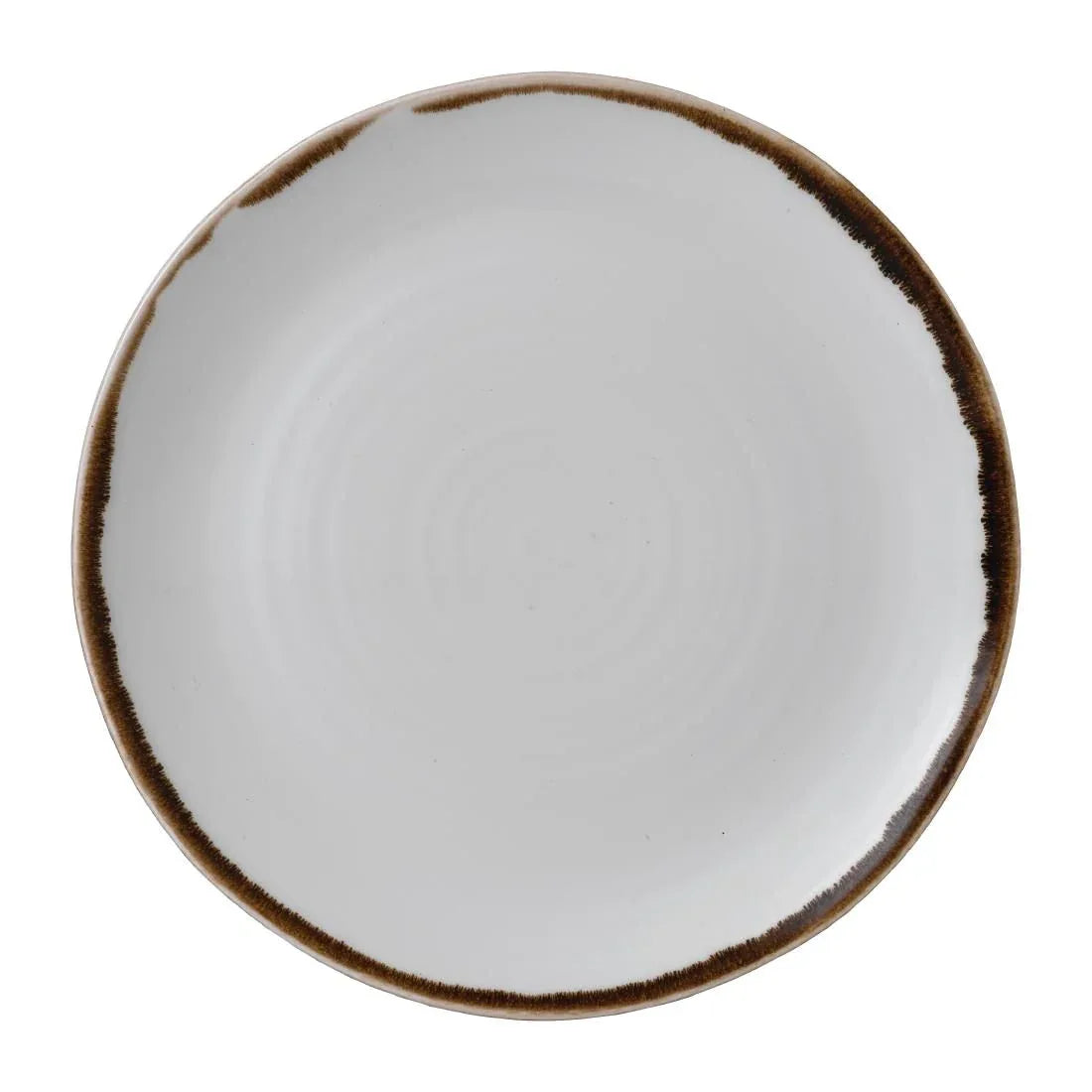 FJ751 Dudson Harvest Natural Coupe Plate 275mm (Pack of 12) - JD Catering Equipment Solutions Ltd