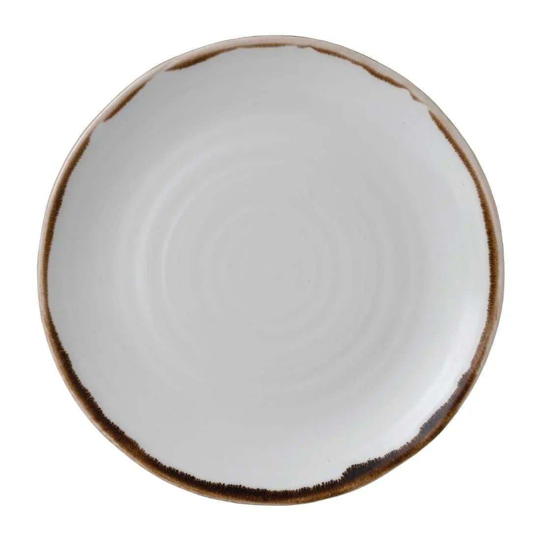 FJ752 Dudson Harvest Natural Coupe Plate 230mm (Pack of 12) - JD Catering Equipment Solutions Ltd