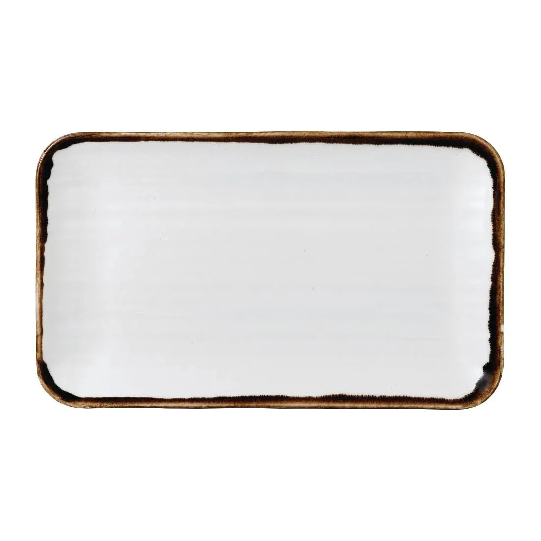 FJ757 Dudson Harvest Natural Rectangular Plate 275mm (Pack of 12) - JD Catering Equipment Solutions Ltd