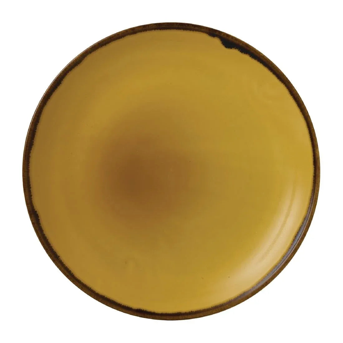 FJ772 Dudson Harvest Dudson Mustard Coupe Plate 217mm (Pack of 12) - JD Catering Equipment Solutions Ltd
