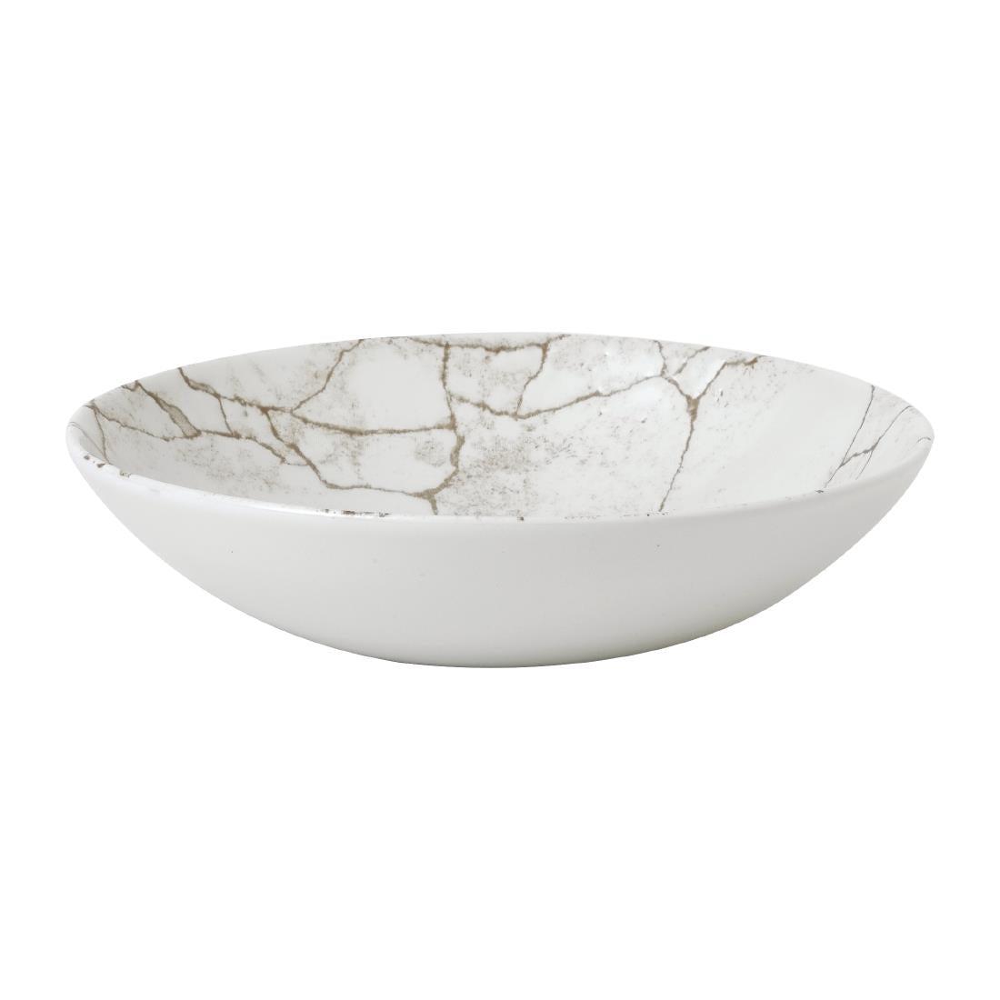 FJ804 Studio Prints Kintsugi Agate Grey Coupe Bowl 15oz (Box 12) JD Catering Equipment Solutions Ltd